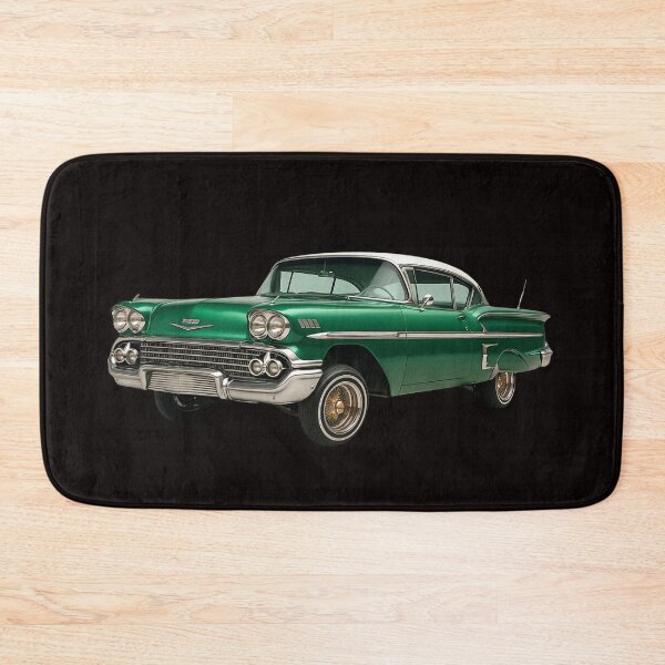 Item preview, Classic Green 1958 Chevy Impala Lowrider designed and sold by Tatko Designs.