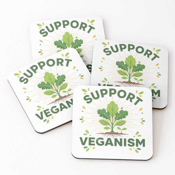Item preview, Support Veganism graphic plant based designed and sold by LuxeGraphix.