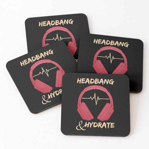 Item preview, Headphones | Headbang And Hydrate designed and sold by ObsidianDaz.