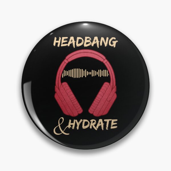 Artikelvorschau, Kopfhörer | Headbangen und hydratisieren entworfen und verkauft von ObsidianDaz.