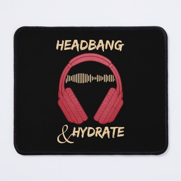 Item preview, Headphones | Headbang And Hydrate designed and sold by ObsidianDaz.