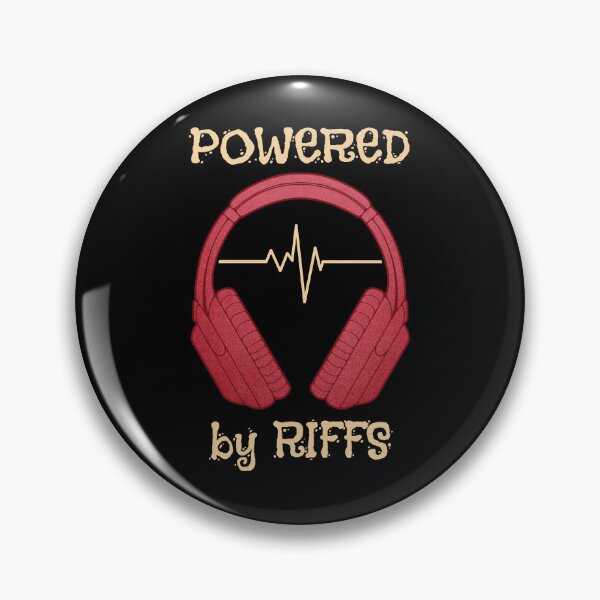 Item preview, Headphones | Powered By Riffs designed and sold by ObsidianDaz.