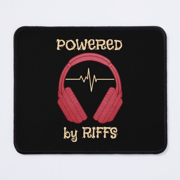 Item preview, Headphones | Powered By Riffs designed and sold by ObsidianDaz.