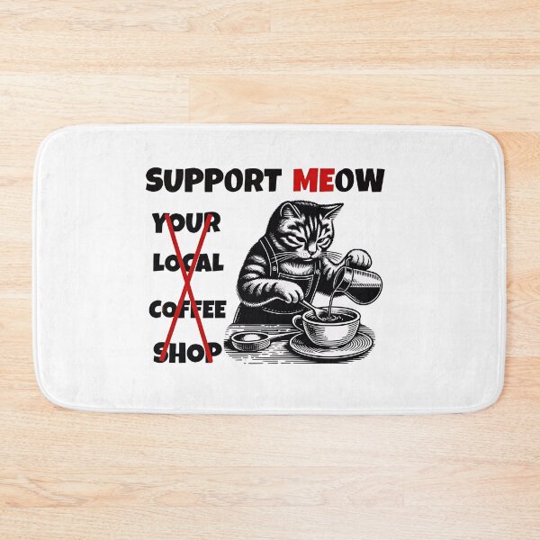 Item preview, Cat Barista – Cute Feline Artwork, MEOW Gift for Men and Women, Funny Coffee Lover Graphic designed and sold by MagicShop3000.