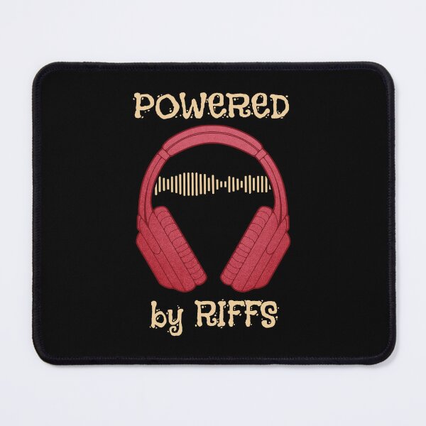 Item preview, Headphones | Powered By Riffs designed and sold by ObsidianDaz.