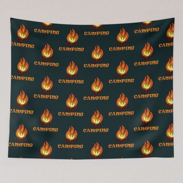 Item preview, camping camp fire designed and sold by Aitana13flour.