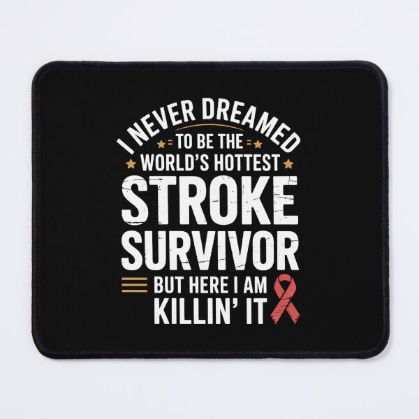 Item preview, Funny Stroke Survivor Humor Ribbon Stroke Support designed and sold by WalshDrawnLaugh.