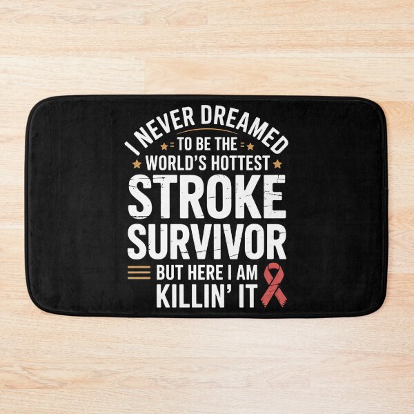 Item preview, Funny Stroke Survivor Humor Ribbon Stroke Support designed and sold by WalshDrawnLaugh.