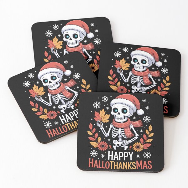 Item preview, Funny Skeleton Halloween Thanksgiving designed and sold by WalshDrawnLaugh.
