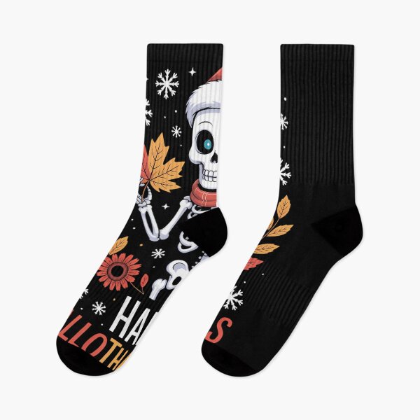 Item preview, Funny Skeleton Halloween Thanksgiving designed and sold by WalshDrawnLaugh.