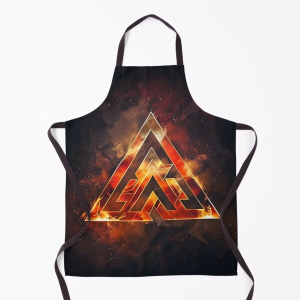 Item preview, Valknut of Fire – Norse Mythology Viking Symbo designed and sold by Lureon.