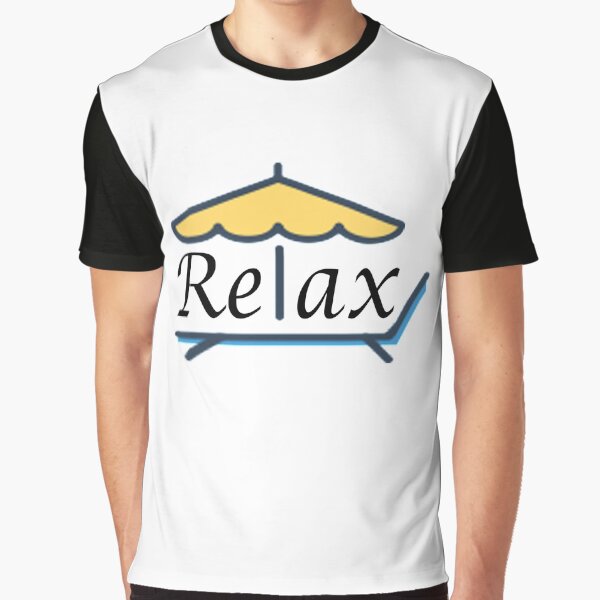 Relax Logo Camiseta gráfica