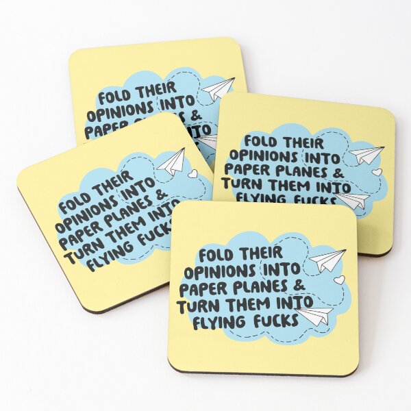 Item preview, Fold their opinions into paper planes & turn them into flying fucks designed and sold by BrownHorse90s.