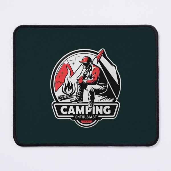 Item preview, Camping Enthusiast Emblem by PamLeeDesign designed and sold by Aitana13flour.