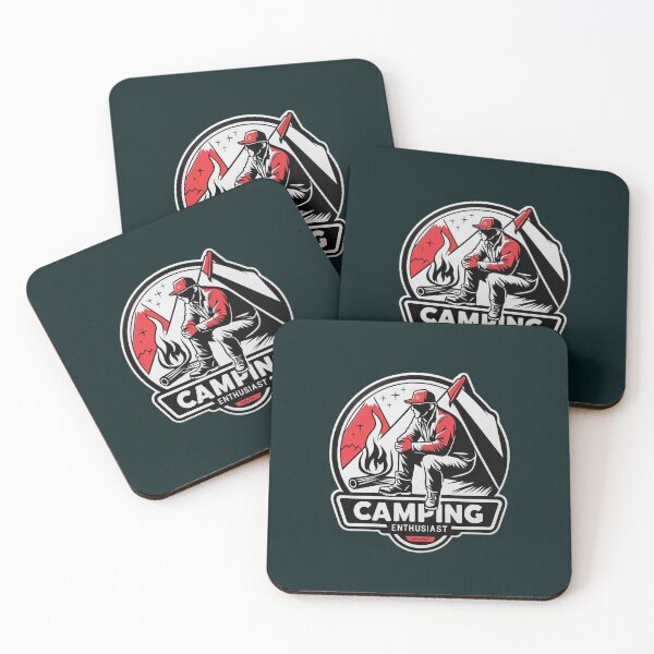 Item preview, Camping Enthusiast Emblem by PamLeeDesign designed and sold by Aitana13flour.