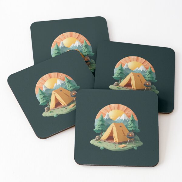 Item preview, Camping in the tent designed and sold by Aitana13flour.