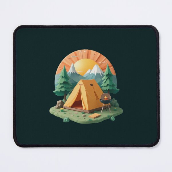 Item preview, Camping in the tent designed and sold by Aitana13flour.