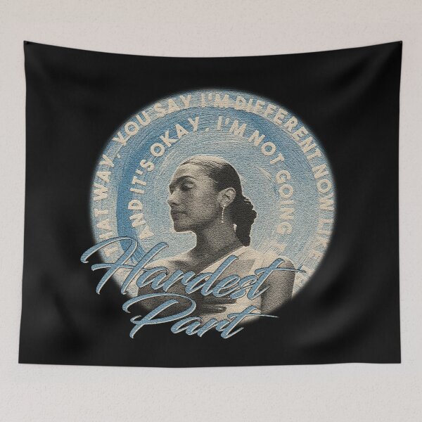 Item preview, Lyrics In Background Pop Singer Face designed and sold by ShadeFall.