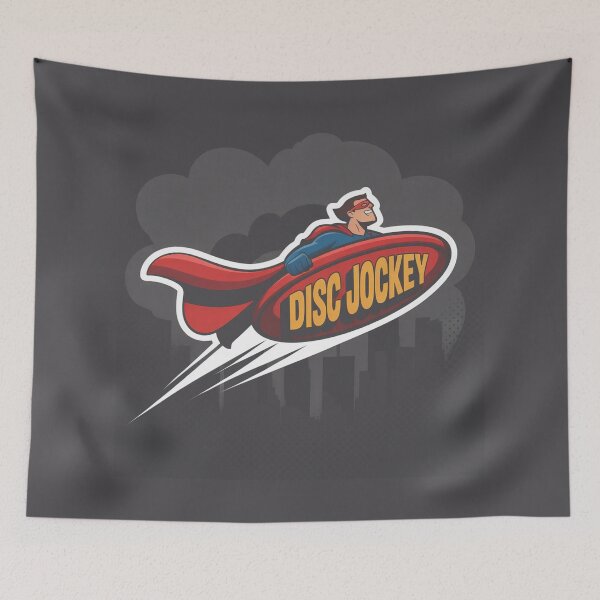 Item preview, Disc Jockey Ultimate Frisbee Flying Disc Humor designed and sold by Blok45.