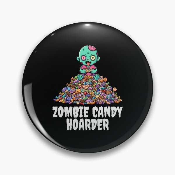 Item preview, ZOMBIE CANDY HOARDER - ZOMBIE HALLOWEEN designed and sold by KEF Custom.