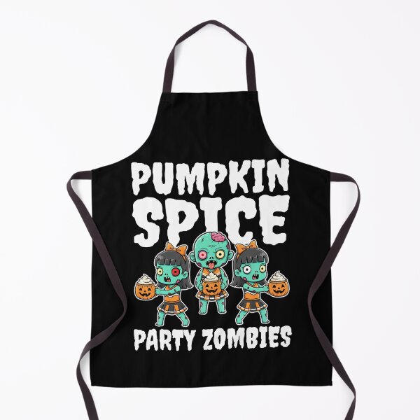 Item preview, PUMPKIN SPICE PARTY ZOMBIES - ZOMBIE HALLOWEEN designed and sold by KEF Custom.