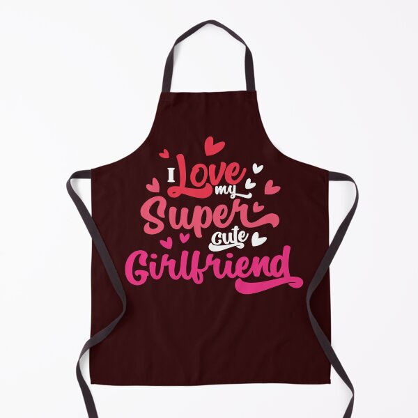 Item preview, Romantic Typography I Love My Cute Girlfriend designed and sold by FemmePod.