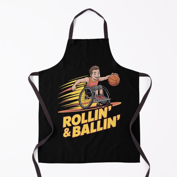 Item preview, Wheelchair Basketball Rollin and Ballin Adaptive Sports designed and sold by Blok45.