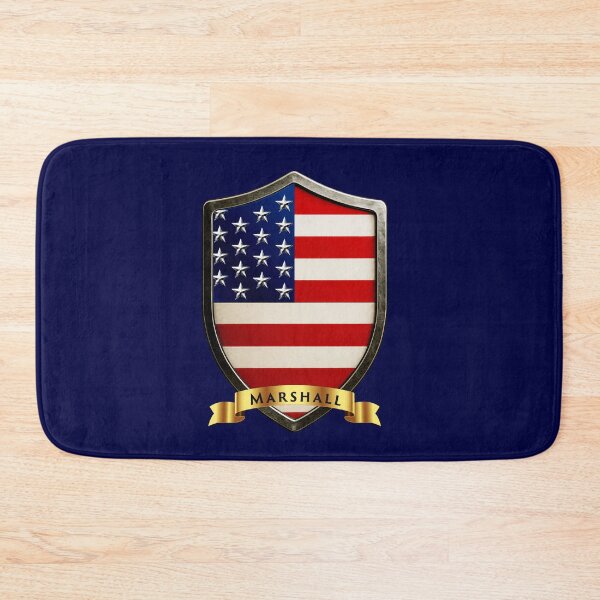 Item preview, Marshall Family USA Shield, Stars & Stripes Heritage Crest designed and sold by Highlandkings.