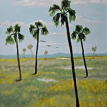 Artwork thumbnail, Grass Flats  by RudyYoder