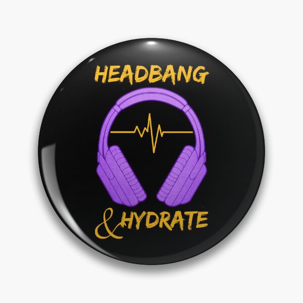 Artikelvorschau, Kopfhörer | Headbangen und hydratisieren entworfen und verkauft von ObsidianDaz.