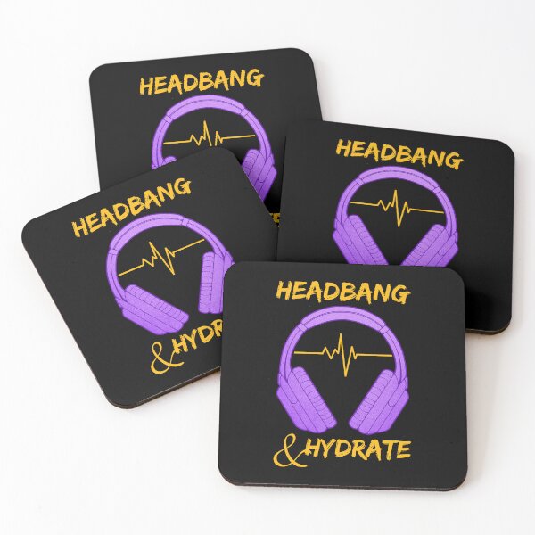 Item preview, Headphones | Headbang And Hydrate designed and sold by ObsidianDaz.