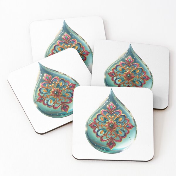 Item preview, Anatolian Motif in Droplet-Transparet backgraund  artistc desind -beauty desing-the magic of the motif  designed and sold by Raindreamart.
