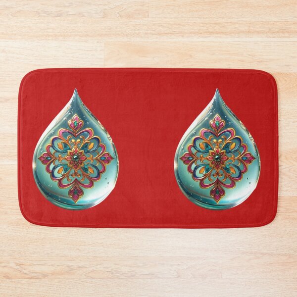 Item preview, Anatolian Motif in Droplet-Transparet backgraund artistc desind -beauty desing-the magic of the motif designed and sold by Raindreamart.