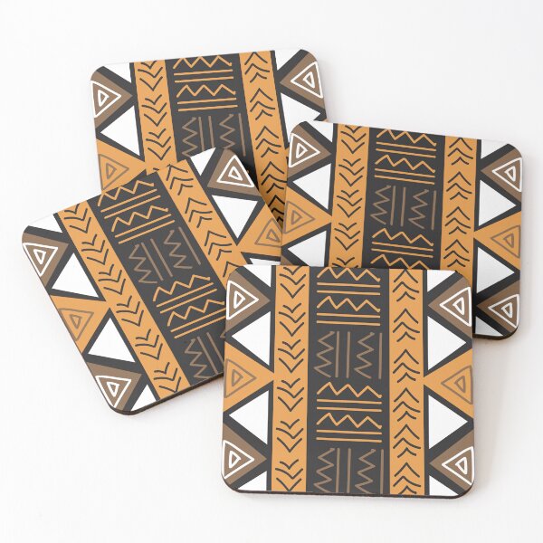 Item preview, Bogolan Pattern Stock Illustrations designed and sold by Wolagno.
