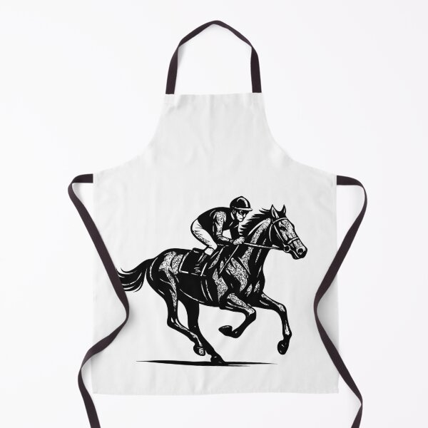 Item preview, Horse Racing Black And White designed and sold by OrenCat.