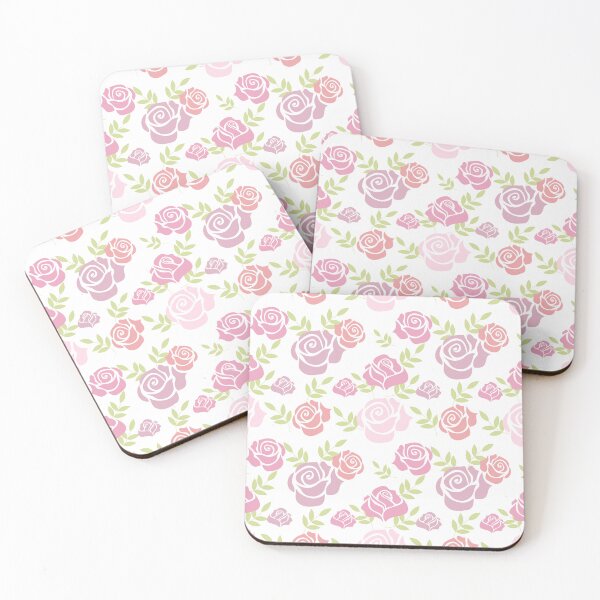 Item preview, Romantic Pink Roses Seamless Floral Pattern designed and sold by Alynek-Design.