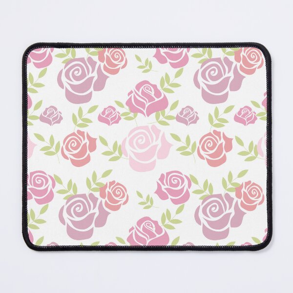 Item preview, Romantic Pink Roses Seamless Floral Pattern designed and sold by Alynek-Design.