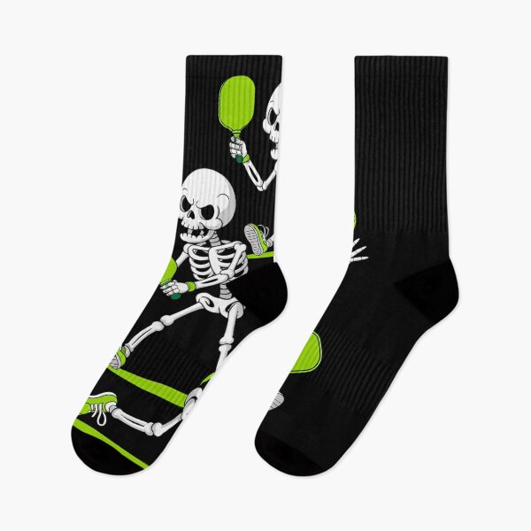 Item preview, Halloween Pickleball Skeleton Playing Pickleball designed and sold by aidenpier.