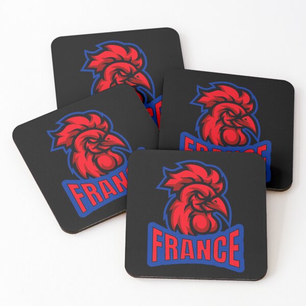 Item preview, France rooster animated red designed and sold by VRedBaller.