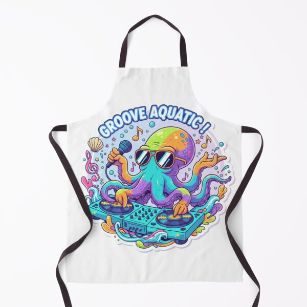 Item preview, Get Your Groove On with Our Funky Octopus DJ Tee! designed and sold by artistmagicshop.