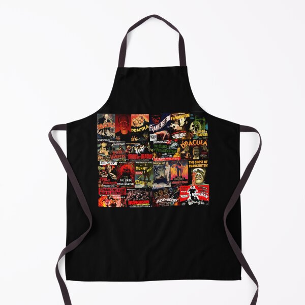 Artikelvorschau, Klassische Horrorfilm-Monster-Collage entworfen und verkauft von HalleRayno.