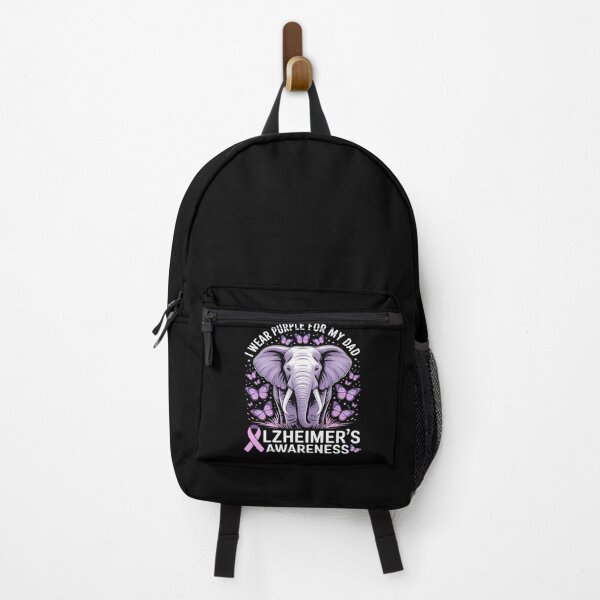 Item preview, Dad Alzheimer's Awareness Elephant Wear Purple For My Dad designed and sold by BlackStars3Neon.