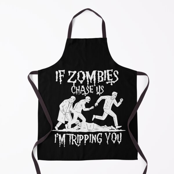 Item preview, If Zombies Chase Us Im Tripping You Funny Graphic Novelty Halloween designed and sold by Colorfulman.