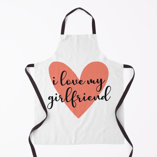 Item preview, Romantic Heart Typography I Love My Girlfriend designed and sold by FemmePod.