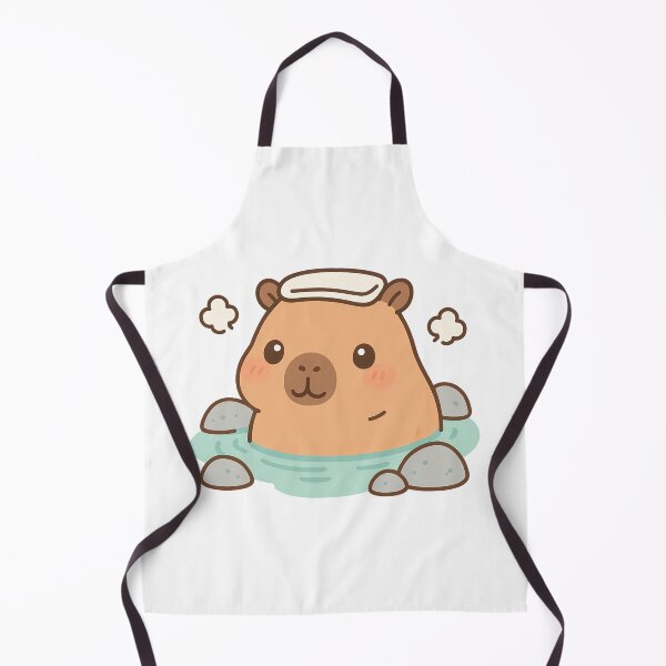 Item preview, Cute Capybara | Kawaii Capybara in Hot Spring designed and sold by stylishdzign.