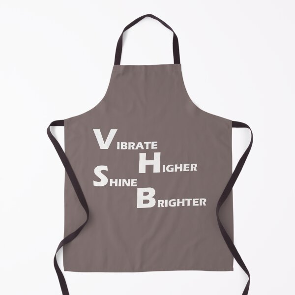 Item preview, Vibrate Higher, Shine Brighter – Positive Energy Quote Design designed and sold by ArtNestVerse.
