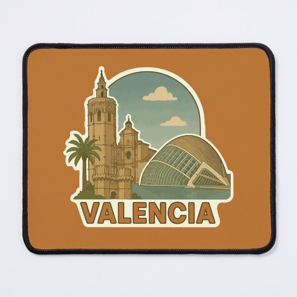 Item preview, Valencia Travel Souvenir Sticker designed and sold by rogue-design.