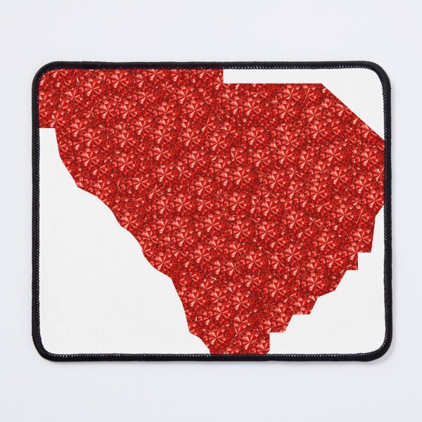 Item preview, Red Rhinestone South Carolina designed and sold by TheIconSmith.