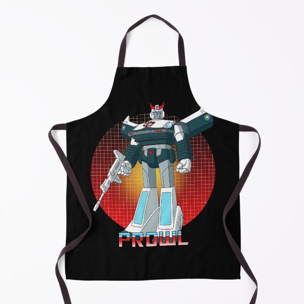 Item preview, Prowl G1 Police Robot Retro Cartoon Art designed and sold by Retr0Tshirts.