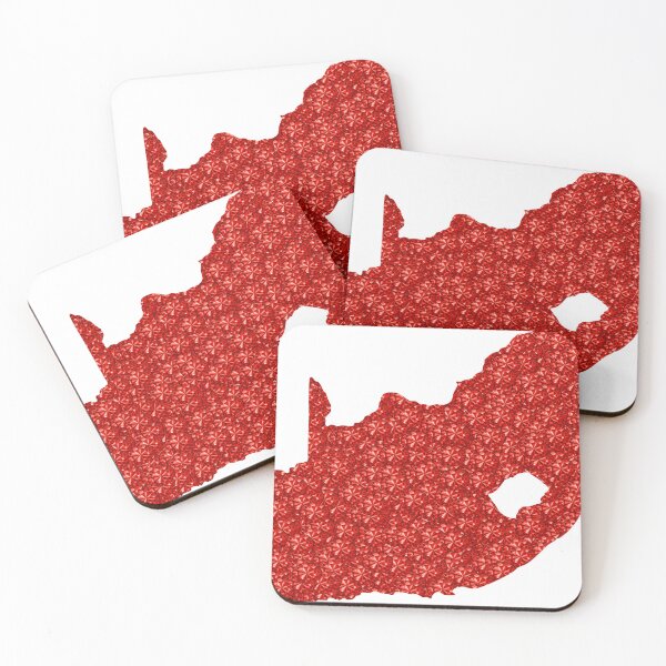 Item preview, Red Rhinestone South Africa designed and sold by TheIconSmith.